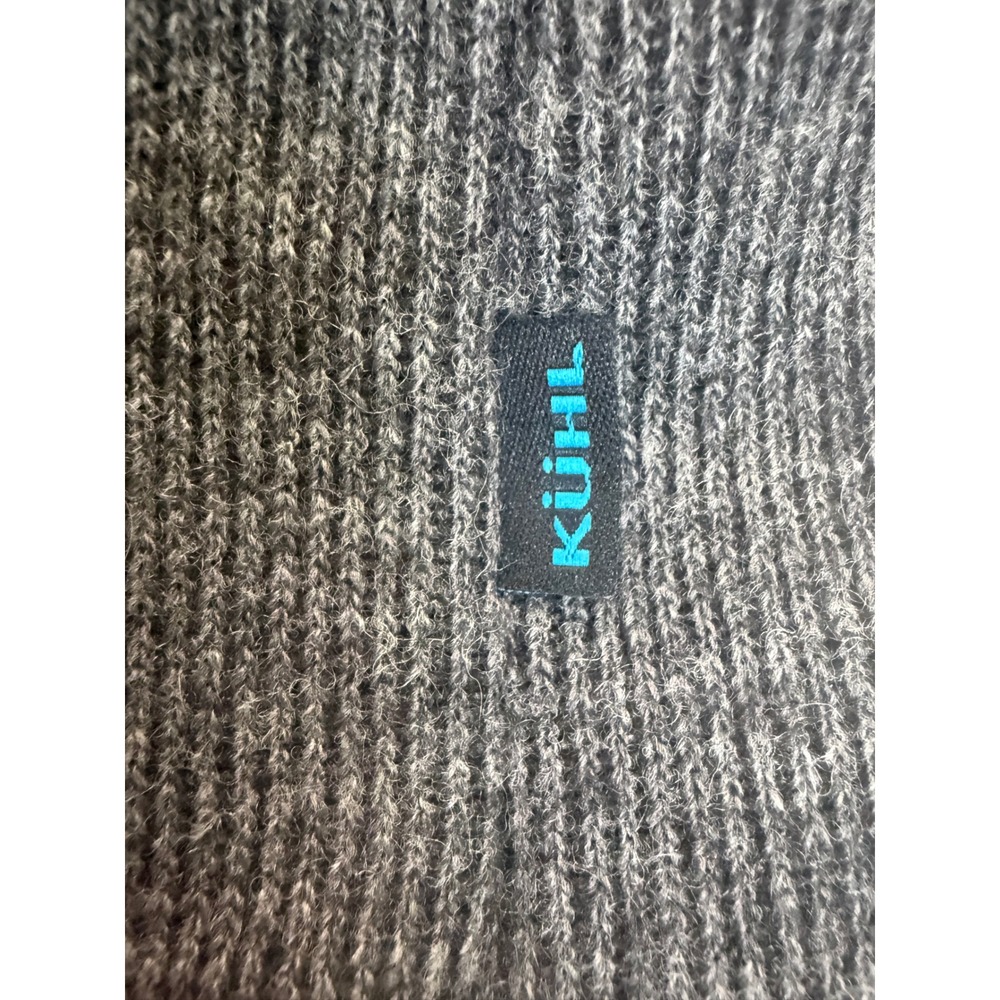 Kuhl ThermoKore Gray 1//4 Zip Sweater Pullover Wool Blend Fleece Outdoors Sz L - Picture 11 of 16